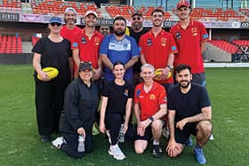 The Lottery Office Trains with the GC Suns